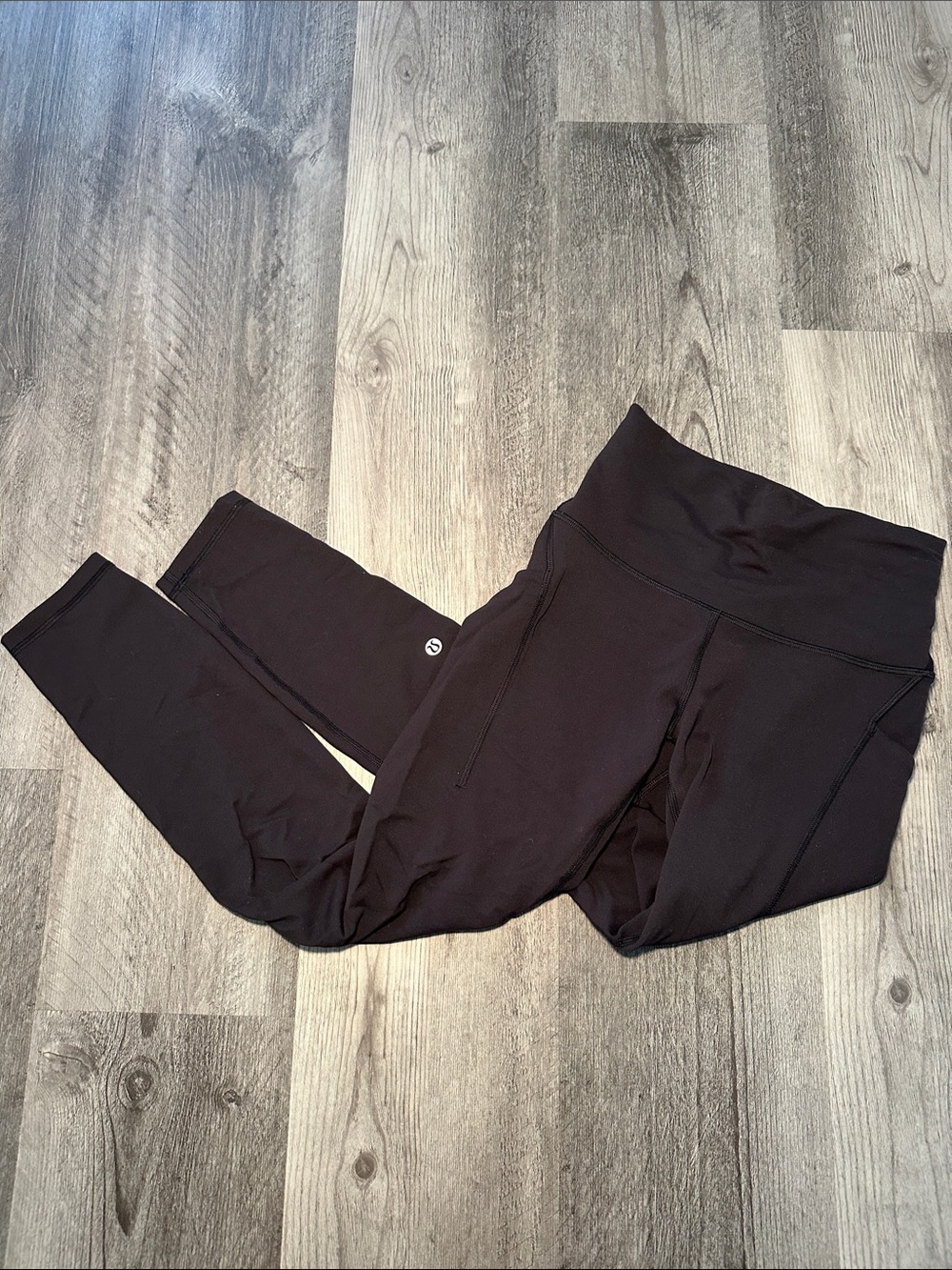 lululemon athletica Girls' Black Athletic Leggings